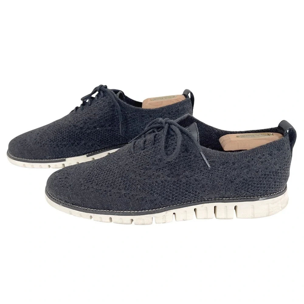 Cole Haan Zerogrand Stitchlite Mens Wingtip Oxford‎ Wool Gray C28894 10.5